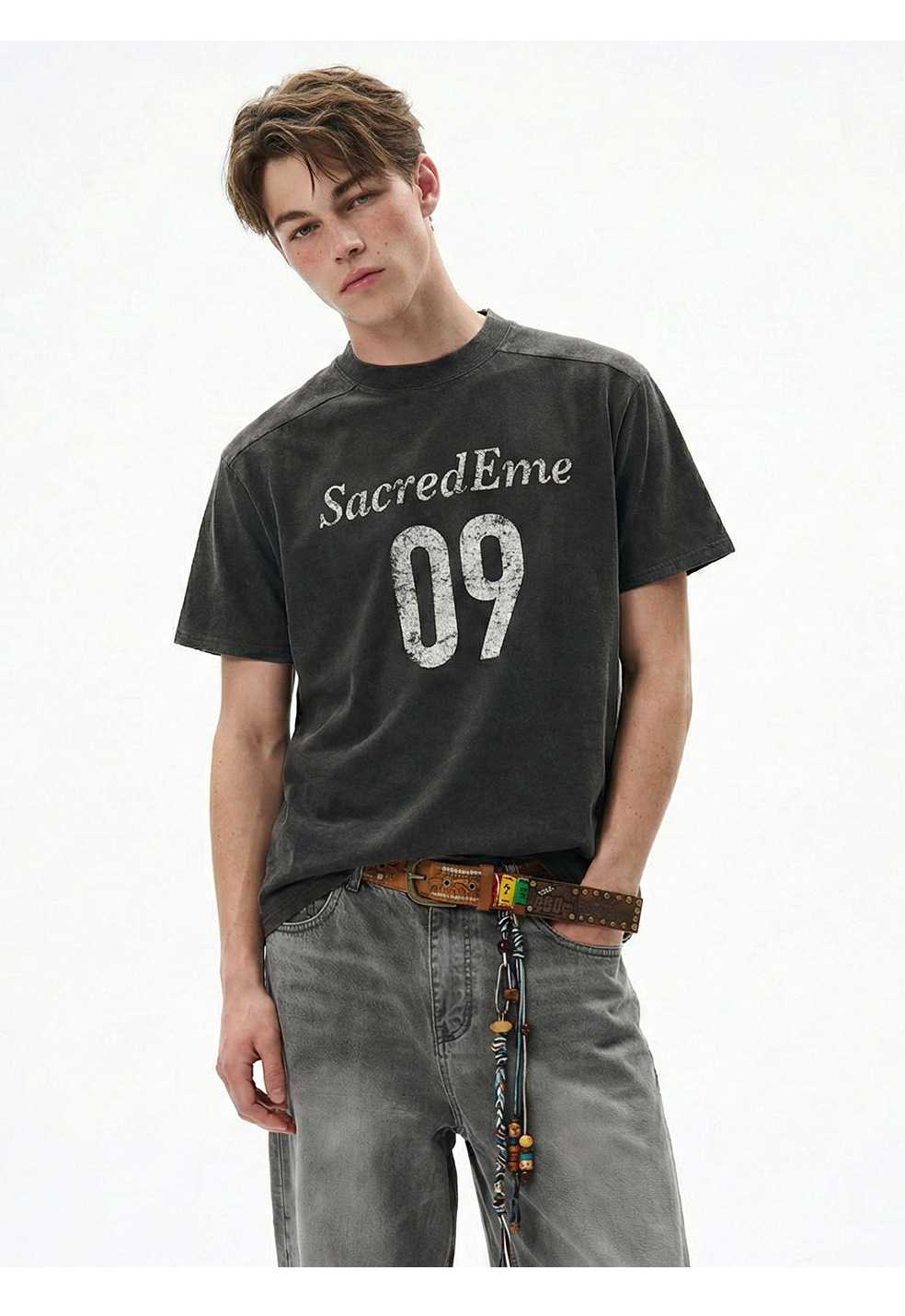 Xuedova Men's Vintage Graphic Cotton T-Shirt