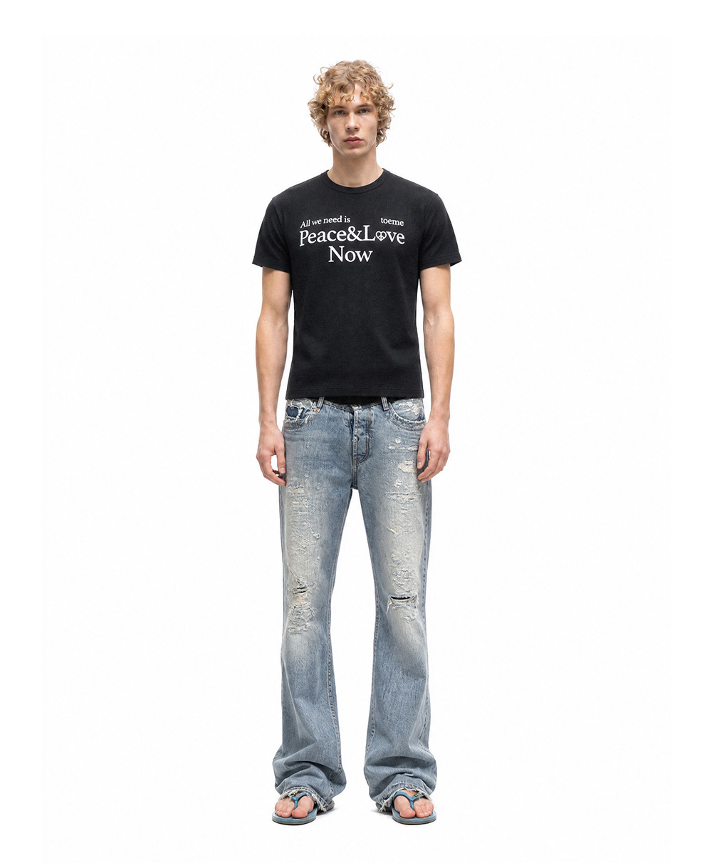 Xuedova Men's Graphic Waffle Cotton T-Shirt