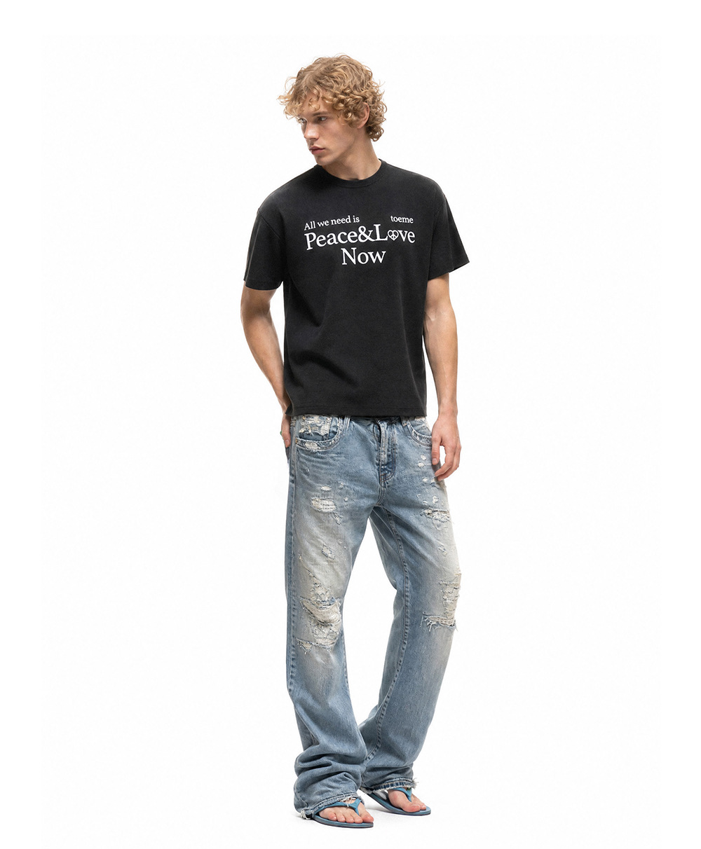 Xuedova Men's Graphic Waffle Cotton T-Shirt