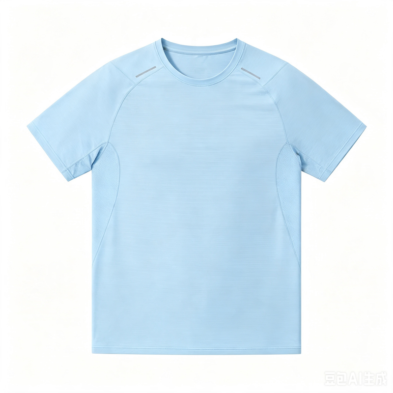 Xuedova Men's Reflective Nylon Short Sleeve T-Shirt