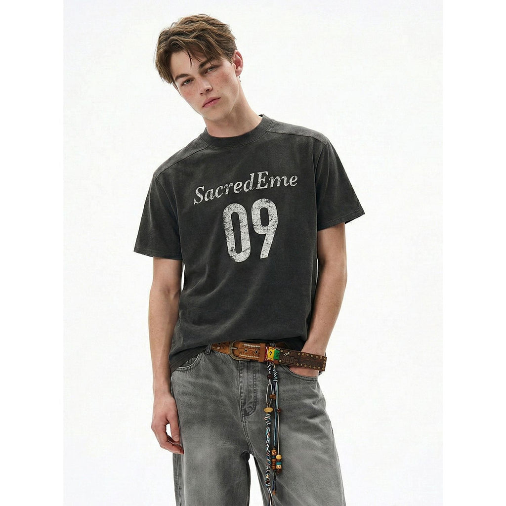 Xuedova Men's Vintage Graphic Cotton T-Shirt