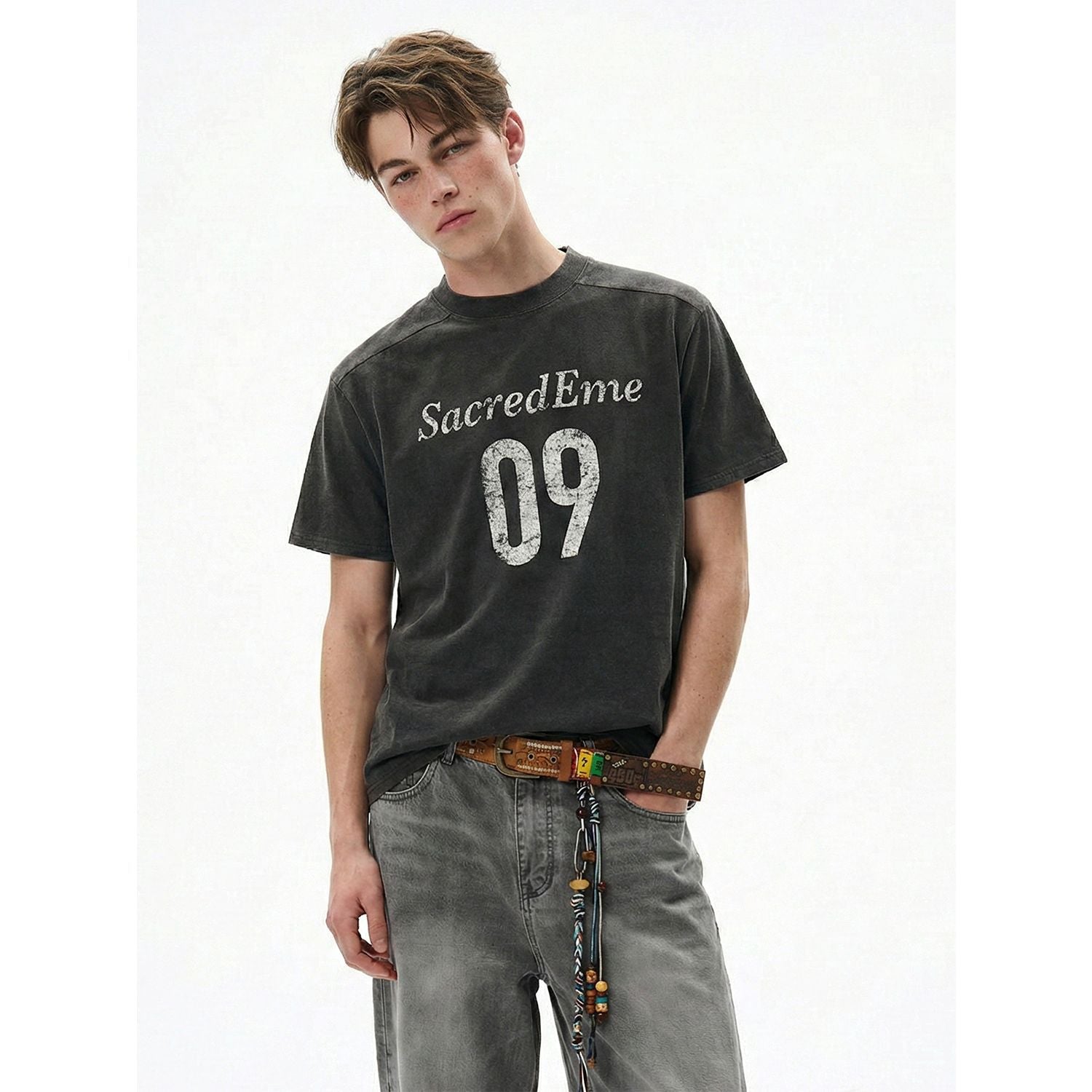 Xuedova Men's Vintage Graphic Cotton T-Shirt