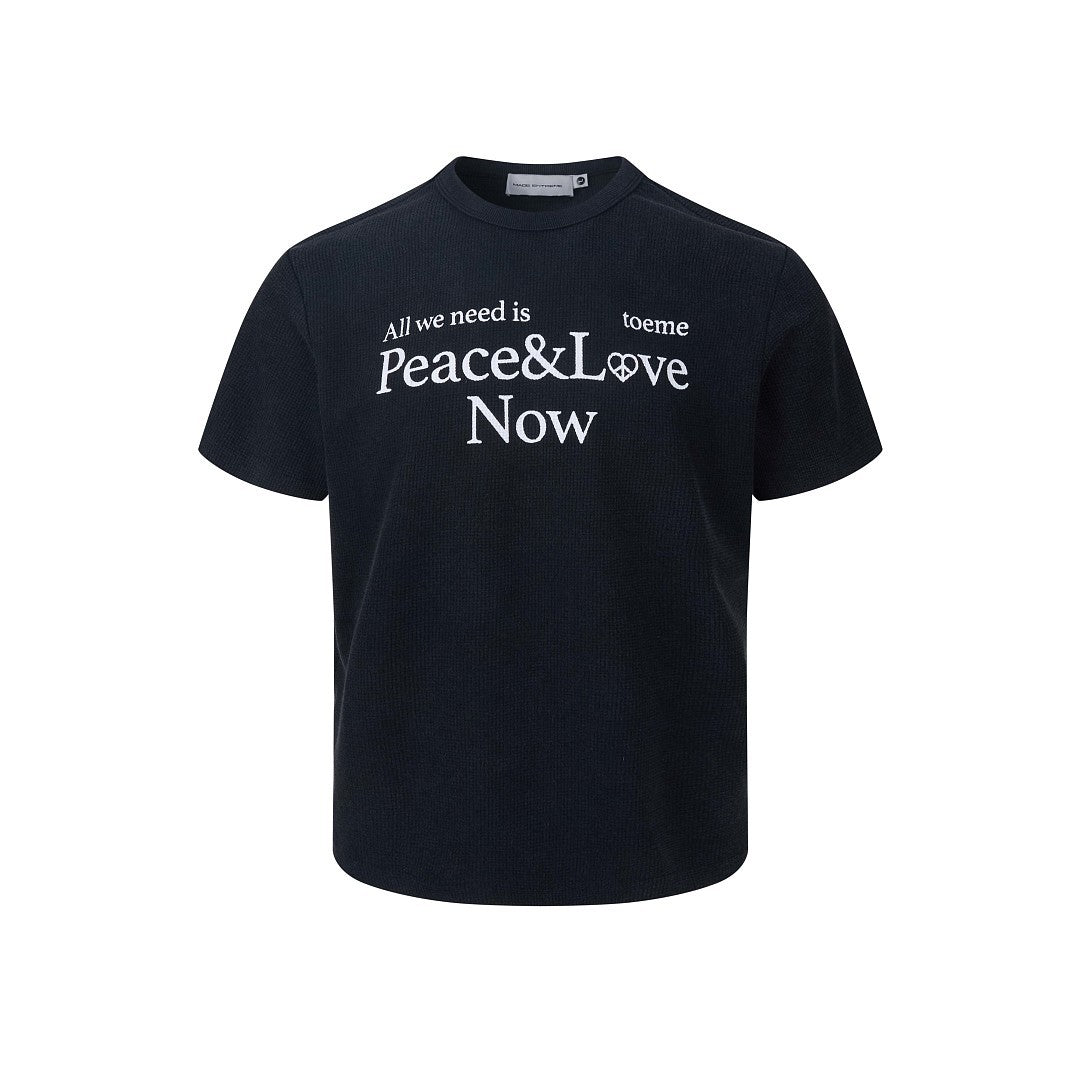 Xuedova Men's Graphic Waffle Cotton T-Shirt